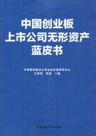 中国创业板上市公司无形资产蓝皮书（2011-2012）