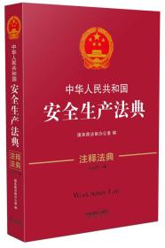 中华人民共和国 安全生产法典 注释法典 新三版.36