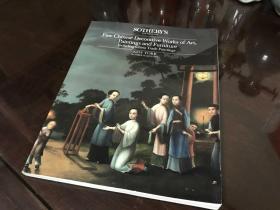 A-0520海外图录 纽约苏富比 1984年10月12日13日中国陶瓷绘画玉器木器家具丝织工艺品拍卖图录  Fine Chinese Decorative Works of Art paintings and Furniture Including China Trade paintings