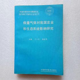 痕量气体对我国农业和生态系统影响研究（正版、现货）