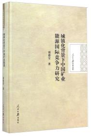 人民日报学术文库：城镇化背景下中国矿业能源国际竞争力研究.