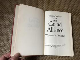 The Second World War：Grand Alliance  丘吉尔《第二次世界大战回忆录》，卷三，布面精装老版书，夏济安说是一字千金的文笔，获诺贝尔文学奖。纸张、装订比平装本好太多