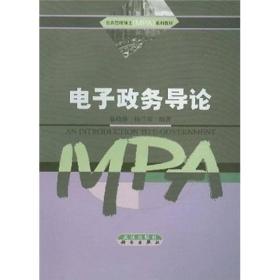 公共管理硕士（MPA）系列教材：电子政务导论