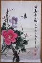 手绘真迹国画：天津市美协会员郑耀鼎《芳春奇葩》