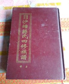 线装精装本谱书：衡阳清泉沙塘蒋氏四修族谱卷四，卷五（房谱）代传房下册