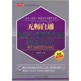 无师自通撰写公司营销文案范例全书（最新实用版）