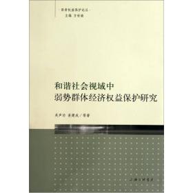 和谐社会视域中弱势群体经济权益保护研究