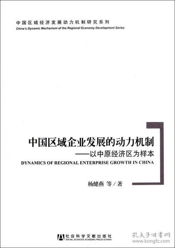 中国区域企业发展的动力机制：以中原经济区为样本