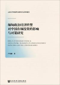 缅甸政治经济转型对中国在缅投资的影响与对策研究