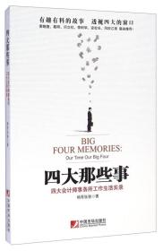 四大那些事：四大会计师事务所工作生活实录（国内首部全方位、零死角透视四大审计方法之扛鼎力作！有趣、有料、有见识、有味道！）