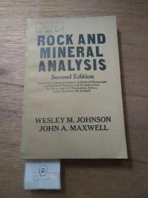 【英文版】Rock and mineral analysis/second edition 岩石和矿物的分析  第2版【馆藏 】