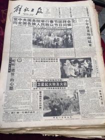 解放日报 1995年1月全套 合订本