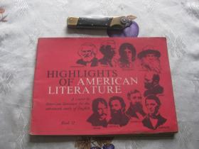 HighLights Of American Literature （BOOK II）【英文版：美国文学名着精选 2】