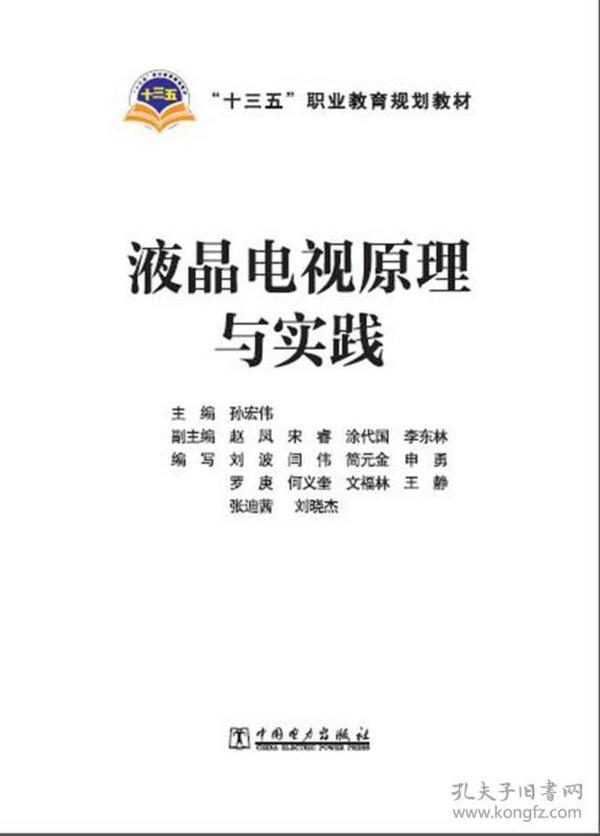 特价现货！液晶电视原理与实践孙宏伟9787519801625中国电力出版社