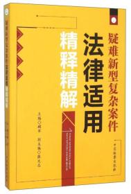 疑难新型复杂案件法律适用精释精解