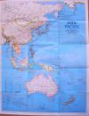现货national geographic美国国家地理地图1989年11月 Asia--Pacific亚洲-太平洋 （含中国全境地图）
