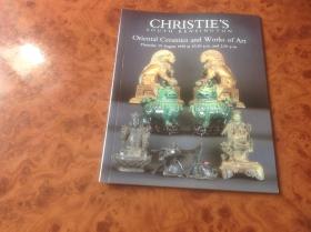 英文版佳士得拍卖图录，1999年《东方陶艺作品》之三，CHRISTIES SOUTH KENSINGTON , Oriental Ceramics and WORKS OF ART