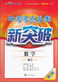 赢在中考系列·中考考点分类新突破：数学（初三 第1册） 9787307134416