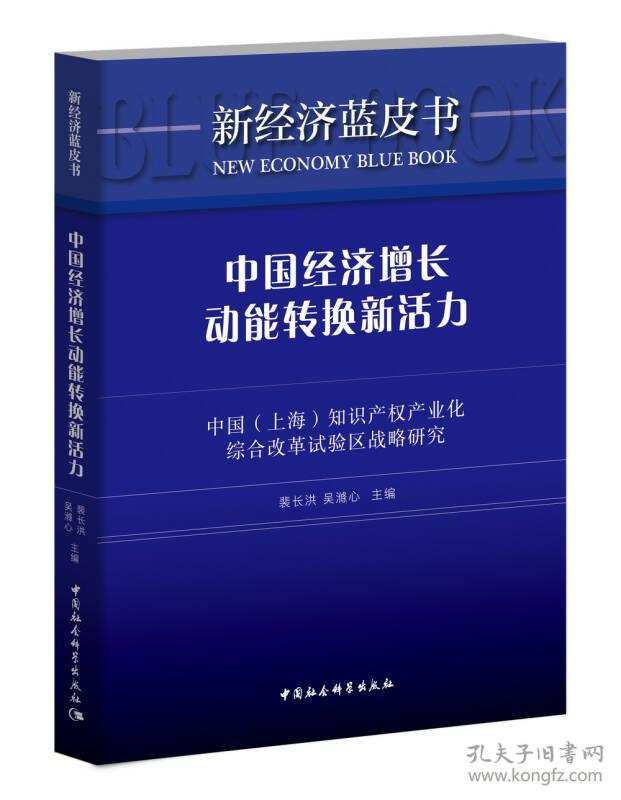 中国经济增长动能转换新活力:中国（上海）知识产权产业化综合改革试验区战略研究