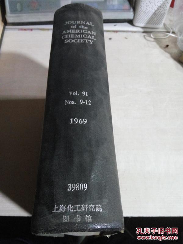 JOURNAL OF THE AMERICAN CHEMICAL SOCIETY.Vol.91.Nos.9-12.1969（美国化学学会杂志）（外文）