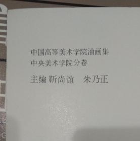 中国高等美术学院油画集中央美术学院分卷