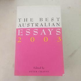 The Best Australian Poetry 2003