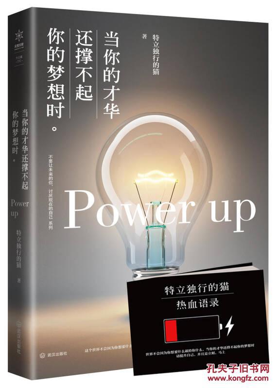 当你的才华还撑不起你的梦想时特立独行的猫武汉9787543096158