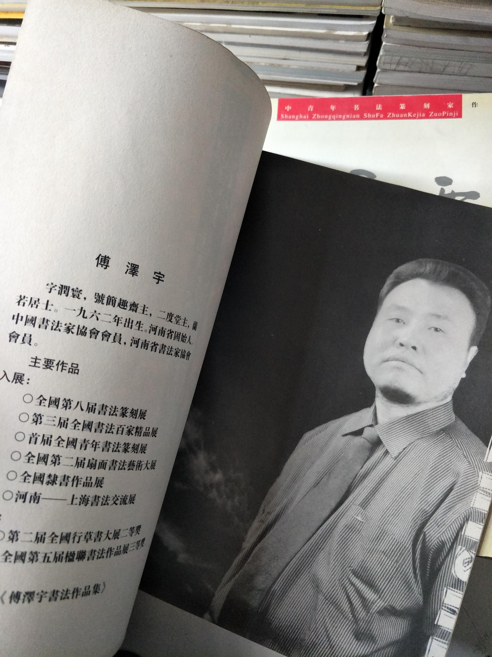 《傅泽宇书法作品集》河南固始人！