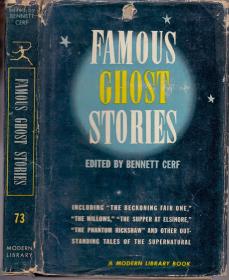 《著名鬼故事集》精装 Famous Ghost Stories Compiled by Bennett A. Cerf  1944年 扉页钤：洪氏君格珍藏 此为著名藏书家洪君格先生藏书