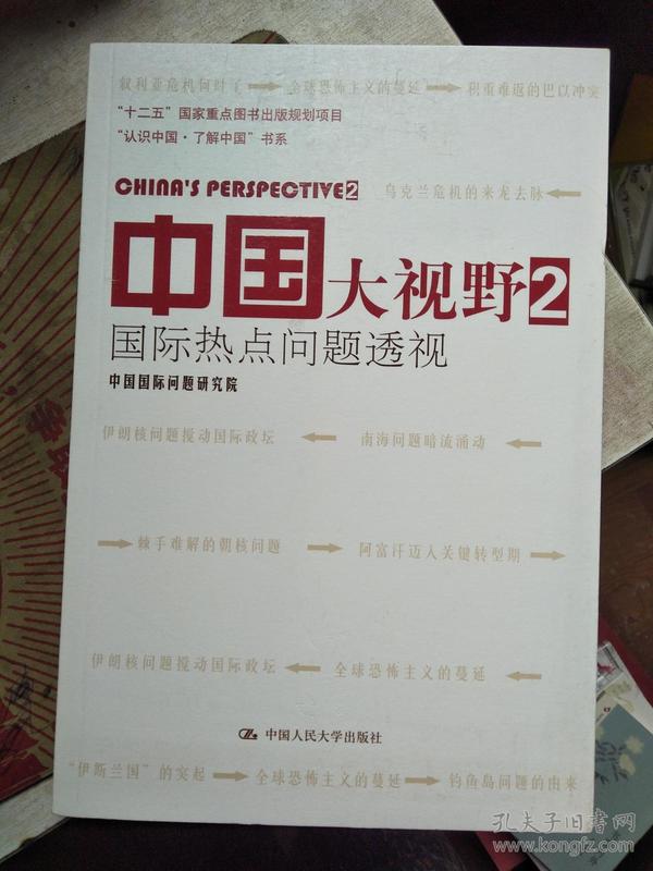 中国大视野2：国际热点问题透视/“认识中国·了解中国”书系