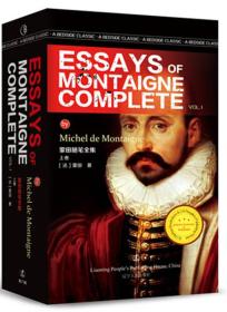 ȫ Ͼ ESSAYS OF MONTAIGNE COMPLETEVOL. I/ӢĿ