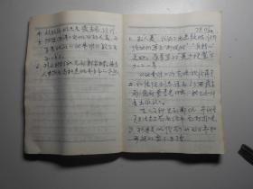 新蕾出版社编辑主任、作家国荣洲 笔记本（1979-1980年，50开，使用100面）