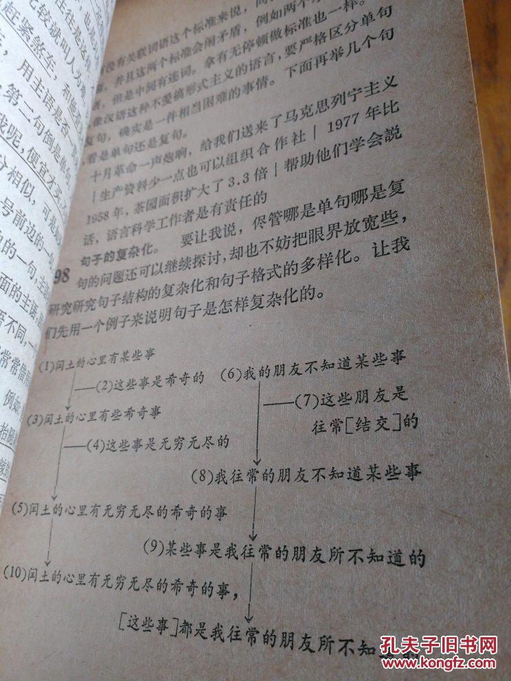 汉语语法分析问题