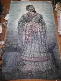 手绘真迹国画：韩长清（？）八尺人物