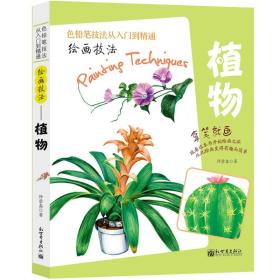 色铅笔技法从入门到精通-绘画技法：植物