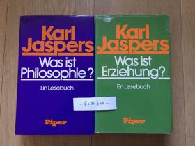 什么是教育 Was ist Erziehung? 什么是哲学 Was ist Philosophie?   布面精装书衣