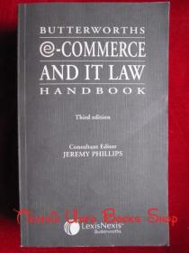 Butterworths E-Commerce and Information Technology Law Handbook（Third Edition）巴特沃斯电子商务和信息技术法律手册（第3版 货号TJ）