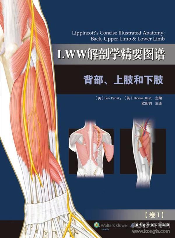 LWW解剖学精要图谱：背部、上肢和下肢