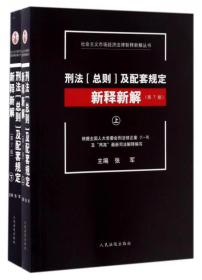 社会主义市场经济法律新释新解丛书：刑法（总则）及配套规定新释新解（第7版 套装上下册）