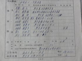 张星云手迹资料（原名张富生 曾用名张建国   原籍陕西兴平县城关北街孙刘巷   曾任西安市第十一中学教师   张登魁   张安琪）