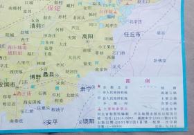 保定市区图 保定旅游景点图【2001年第一版第一印】。