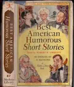 《美国幽默故事选》精装 Best American Humorous Short Stories Edited by Robert N. Linscott