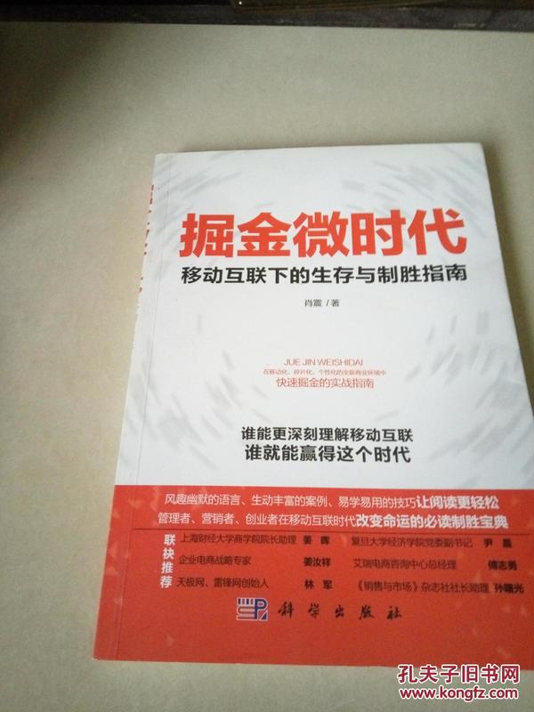 掘金微时代：移动互联下的生存与制胜指南：电子商务、网络营销、战略管理的变革之道