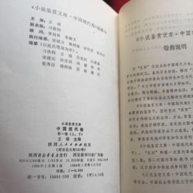 小说鉴赏文库：中国现代卷（第一卷．上下卷）