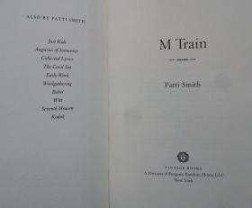 《时光列车 》美国摇滚女诗人帕蒂·史密斯Patti Smith英文原版书