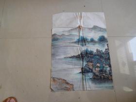 山水画 60X40 厘米  标记5  品如图实物拍照