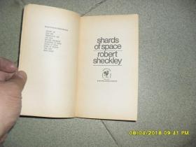 Shards of Space空间的残片（8品36开封底有损1971年英文原版152页罗伯特·谢克里科幻短篇小说集）42459