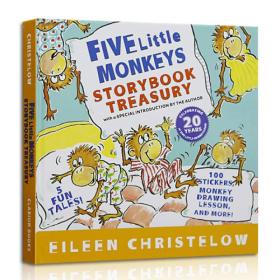 Five Little Monkeys Storybook Treasury  五只小猴子 英文原版