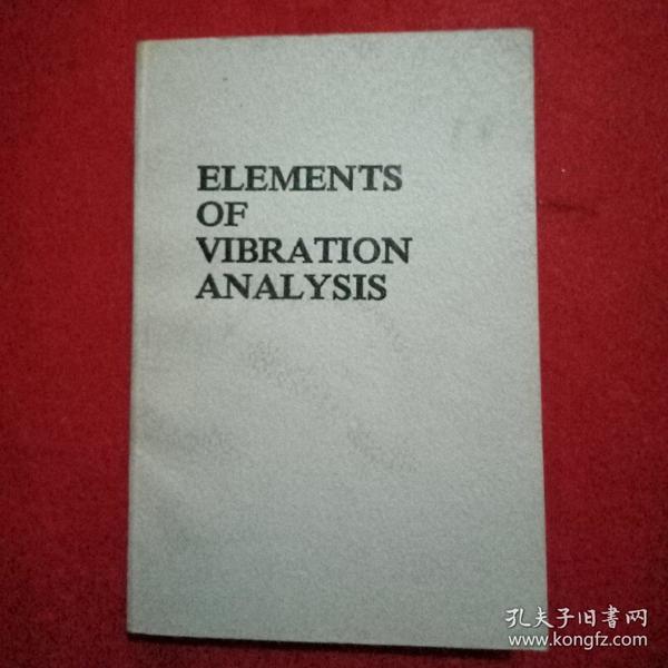 ELEMENTS  OF  VIBRATION   ANALYSIS