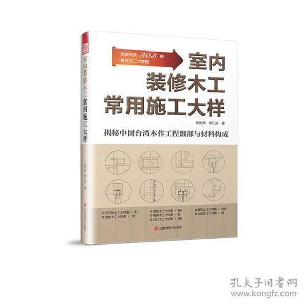 室内装修木工常用施工大样（展示整木定制各部件大样，联通图纸与施工）